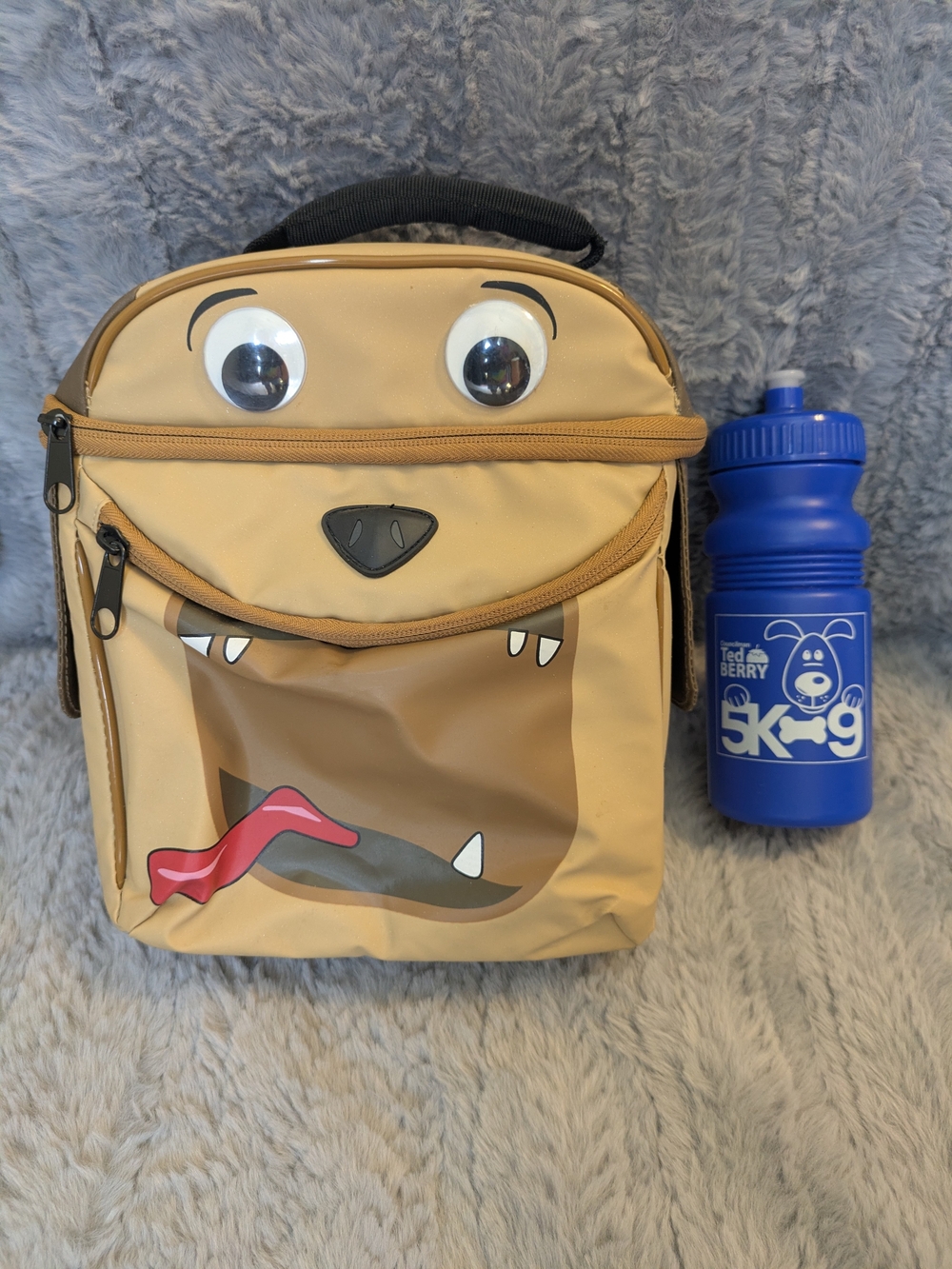Ingear Dog Themed Kids Lunch Bag with Water Bottle
